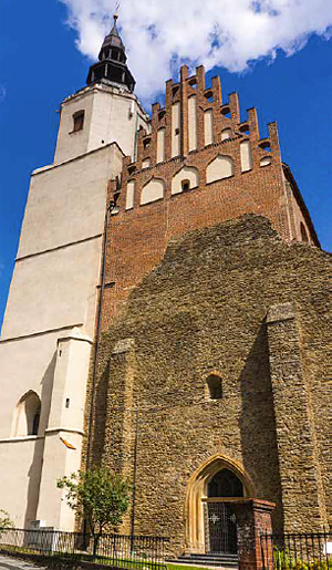 DZIERŻONIÓW (REICHENBACH), ST. GEORGSKIRCHE, WESTFASSADE / DZIERŻONIÓW (REICHENBACH), KOŚCIÓŁ ŚW. JERZEGO, ELEWACJA ZACHODNIA KOŚCIOŁA